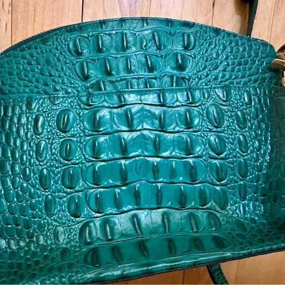 Brahmin Crocodile-Embossed Shoulder Bag - Picture 8 of 9